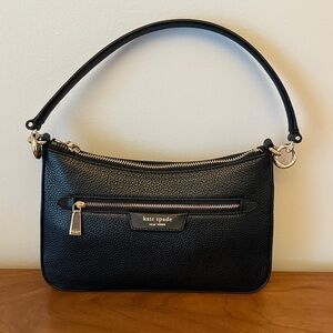 Kate Spade Hudson Small Pebbled Leather Convertible Crossbody